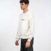 white crewneck sweatshirt