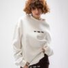 white crewneck sweatshirt