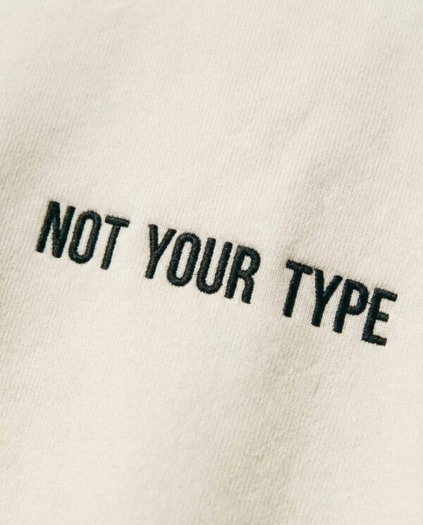 white crewneck sweatshirt